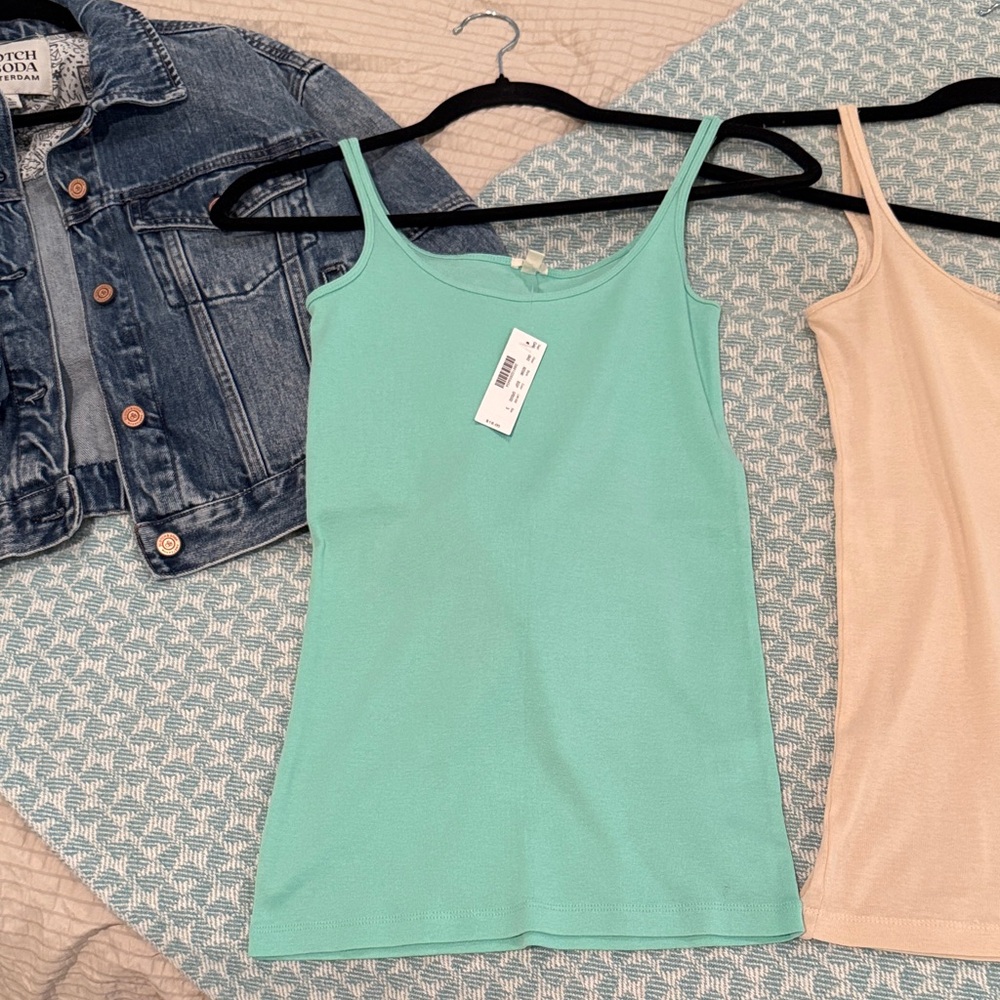 JCrew seafoam turq cami style 92098